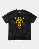 Camiseta Leopard Big Front Oversize Acid Negro