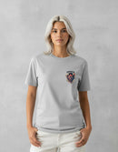 Modelo mide 1,64m y usa talla S