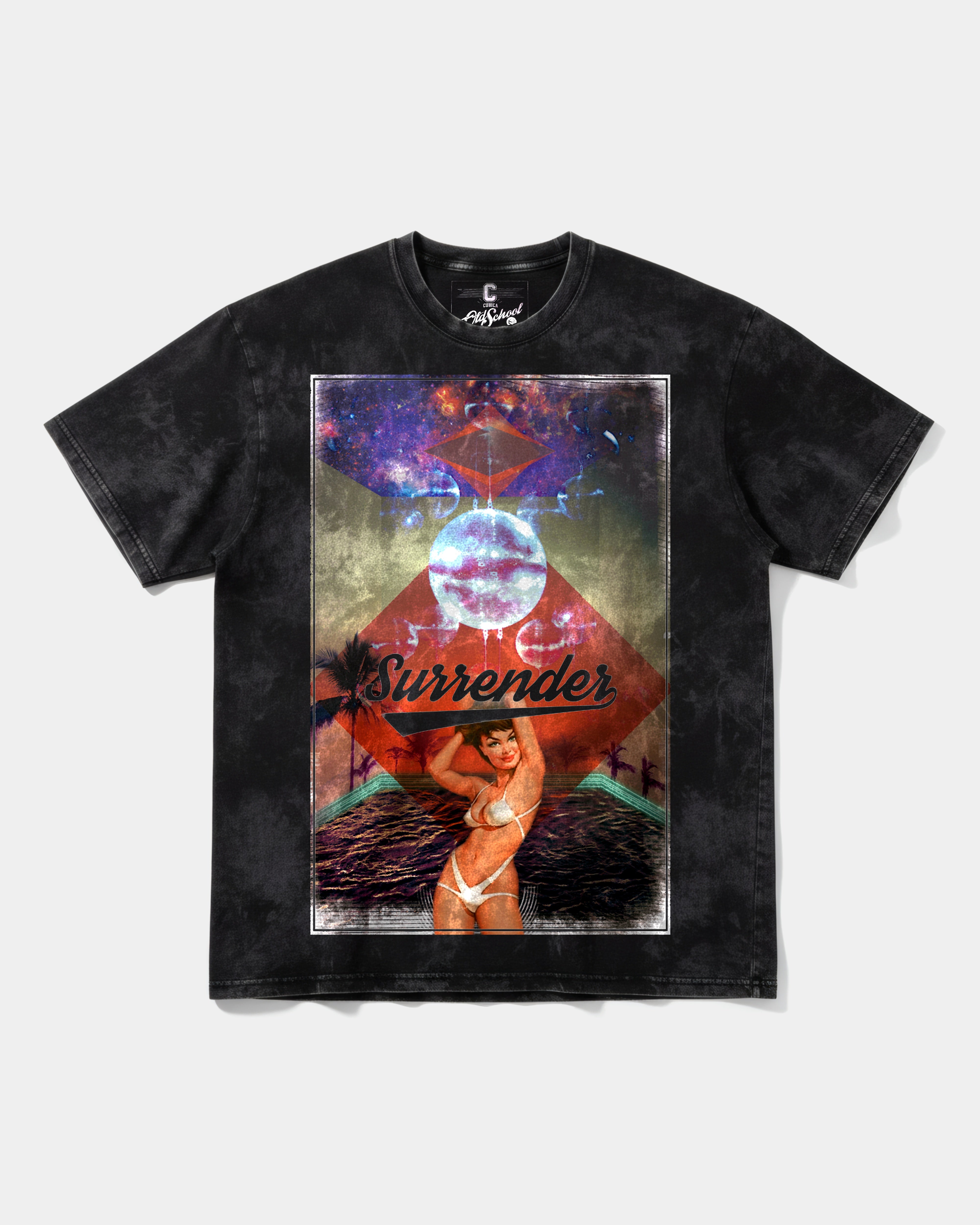 Surrender Big Front Oversize Acid T-shirt