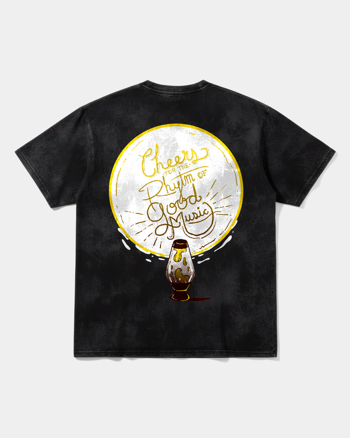 Cheers Good Music Big Back Oversize Acid T-Shirt