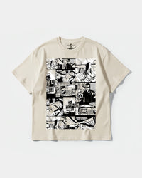 Camiseta Motel Vacancy Big Front Oversize Basic Beige