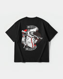 Camiseta Baseball Shark Big Back Oversize Basic Negro