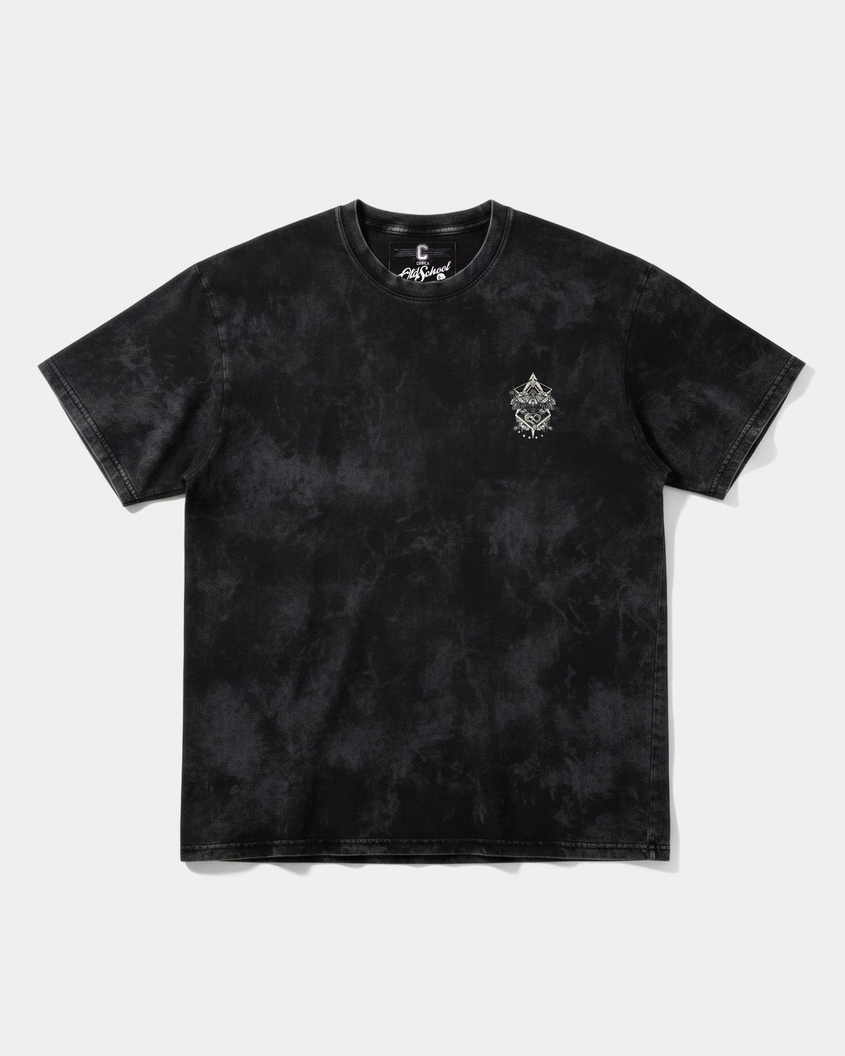 Camiseta Fire Wings Pocket Front Oversize Acid
