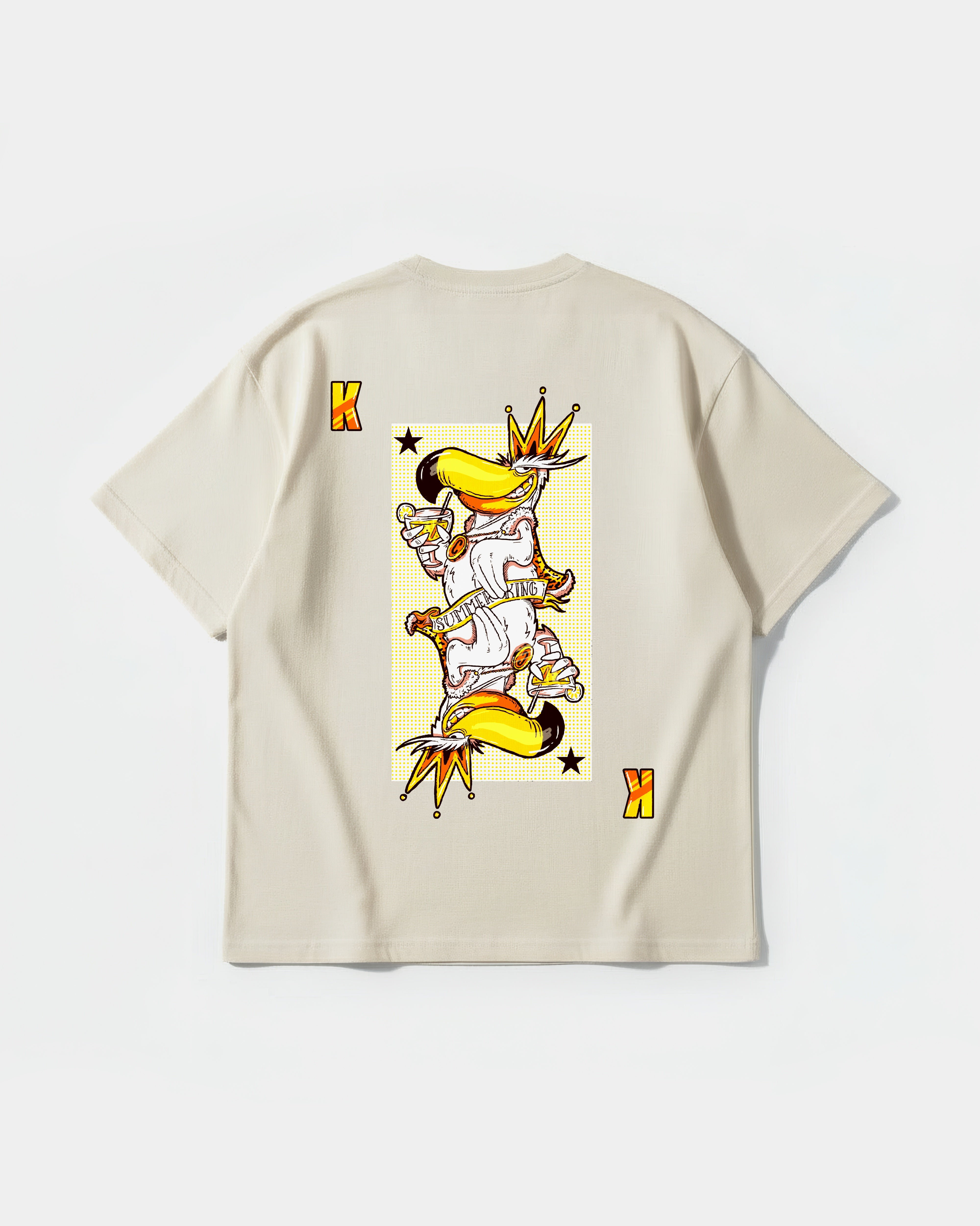 King's Cocktail Big Back Oversize Basic T-shirt