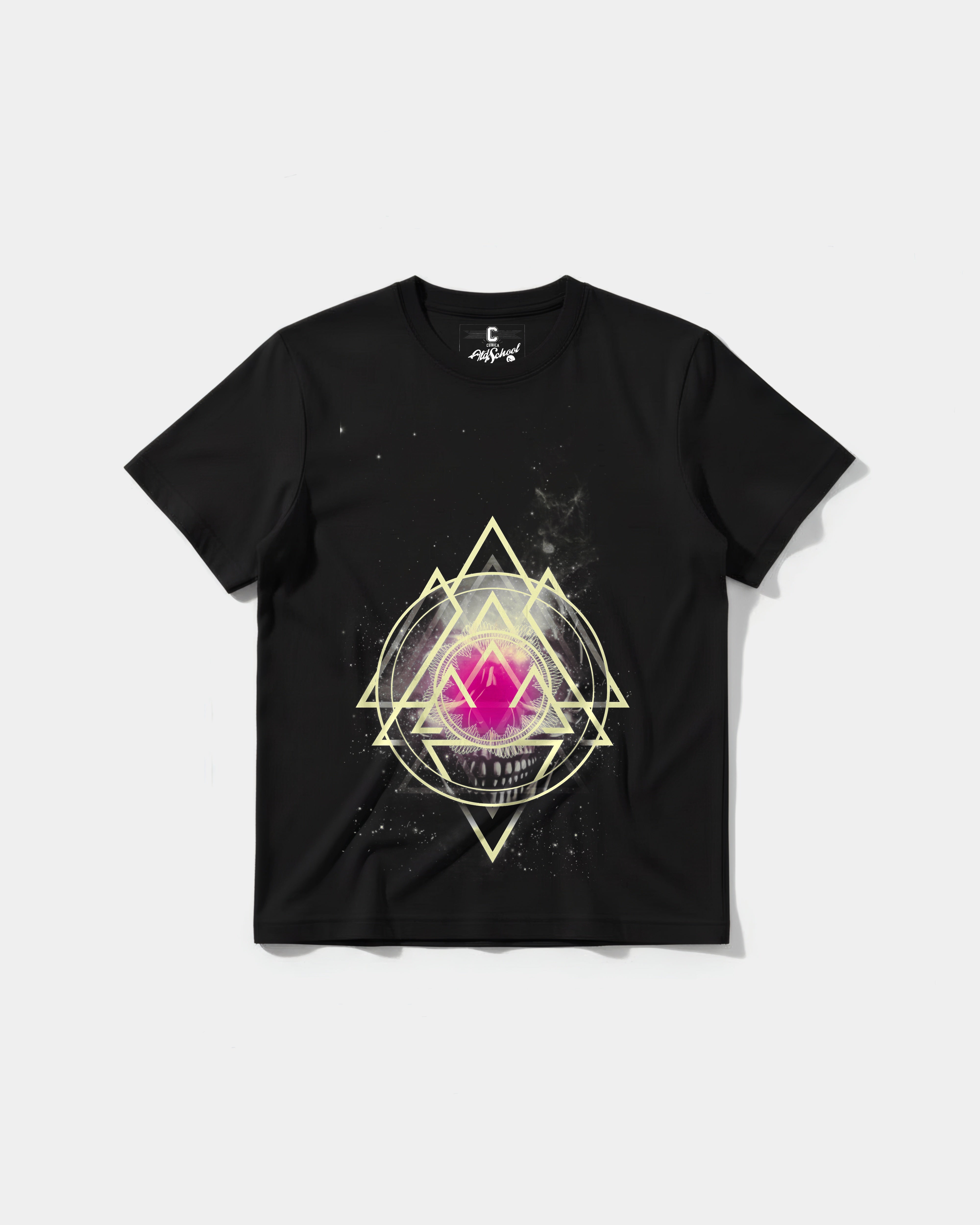 Galactic Skull Big Front Regular Basic T-shirt