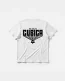 Camiseta Cubica369 Big Back Regular Basic Blanco