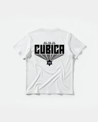 Camiseta Cubica369 Big Back Regular Basic Blanco