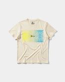 Camiseta Cubica Psychedelic Big Front Regular Basic Beige