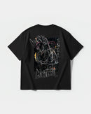 Camiseta Cubica Grateful Big Back Oversize Basic Negro
