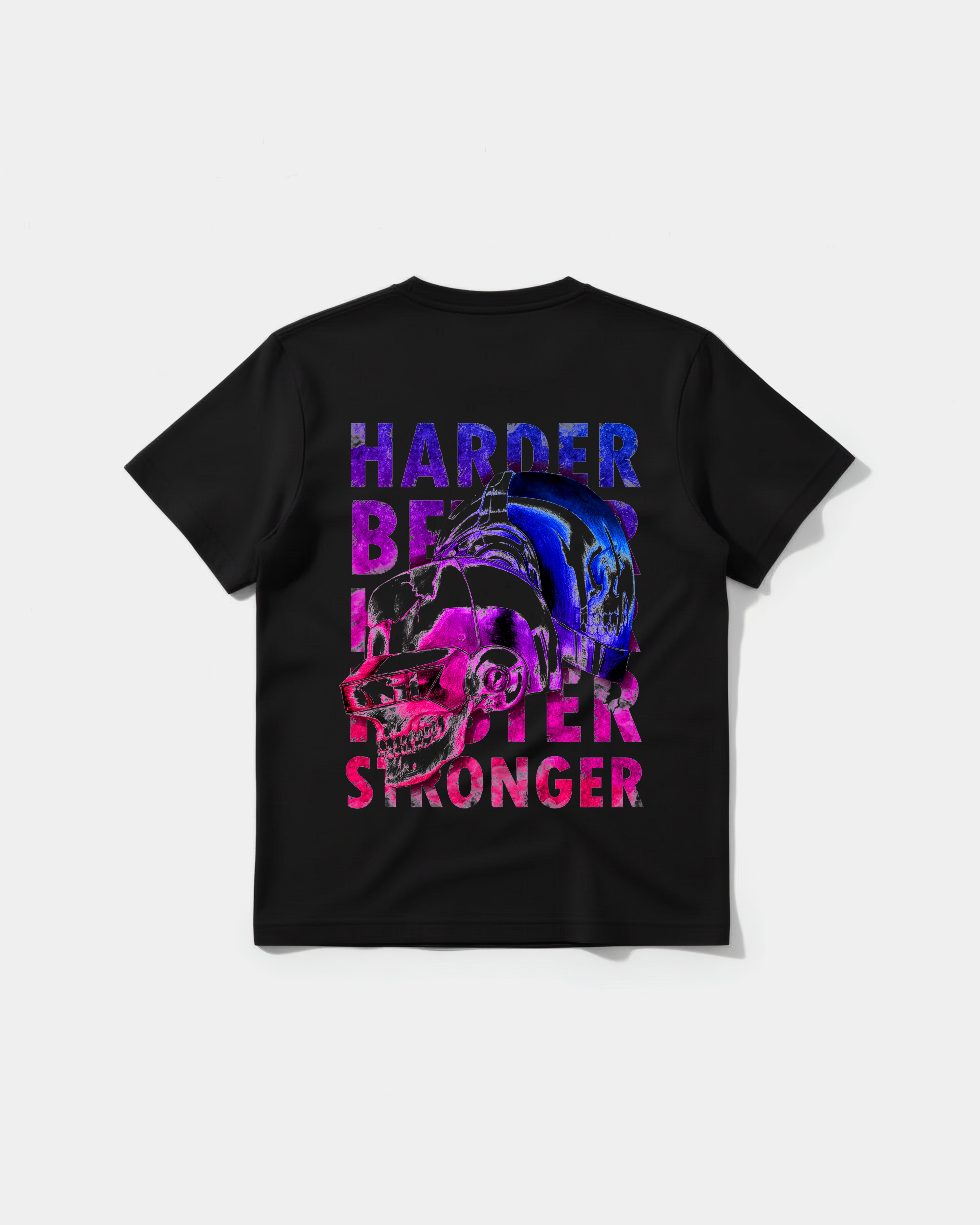 Skulls Daft Punk Big Back Regular Basic T-shirt