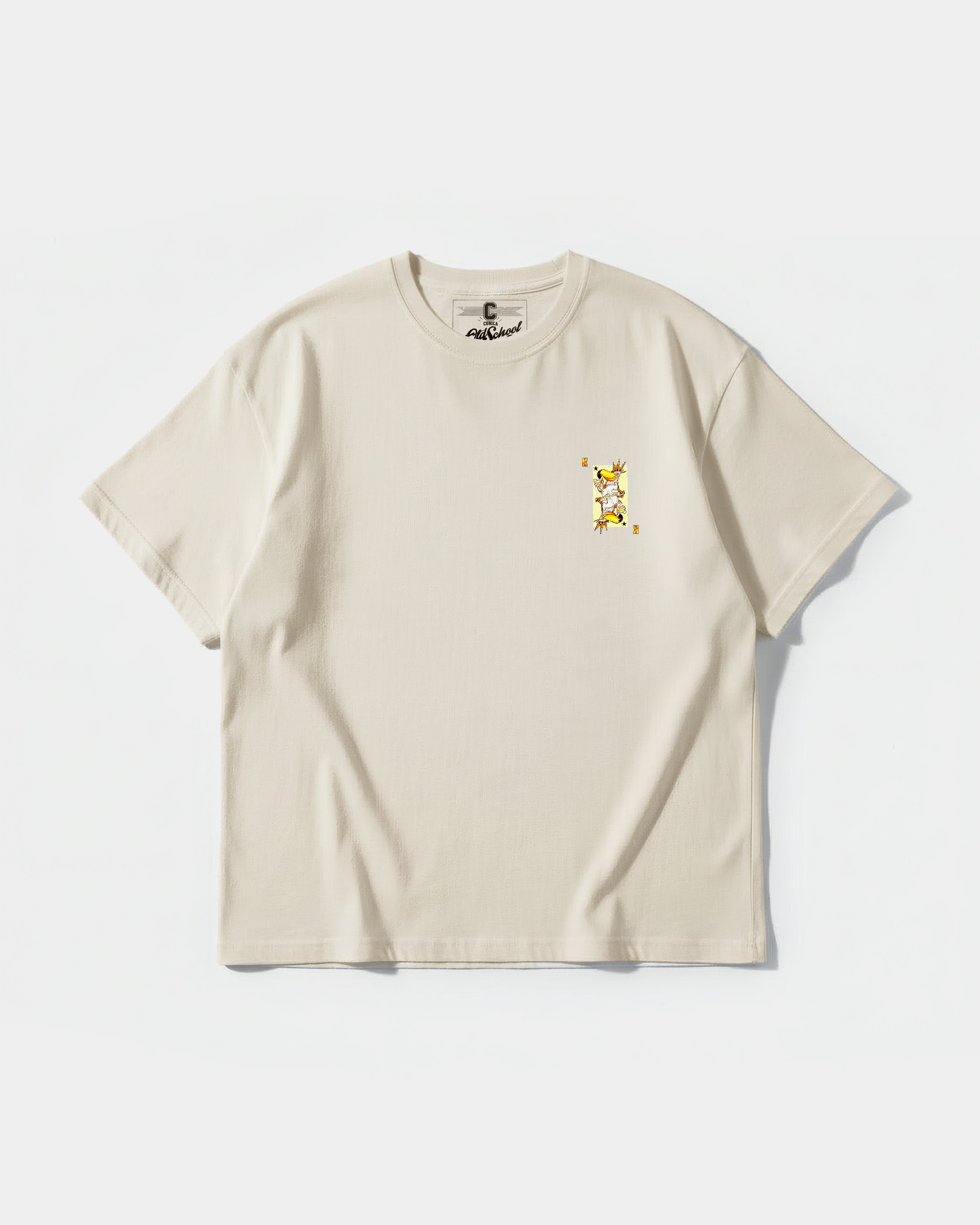 King's Cocktail Pocket Front Oversize Basic T-shirt