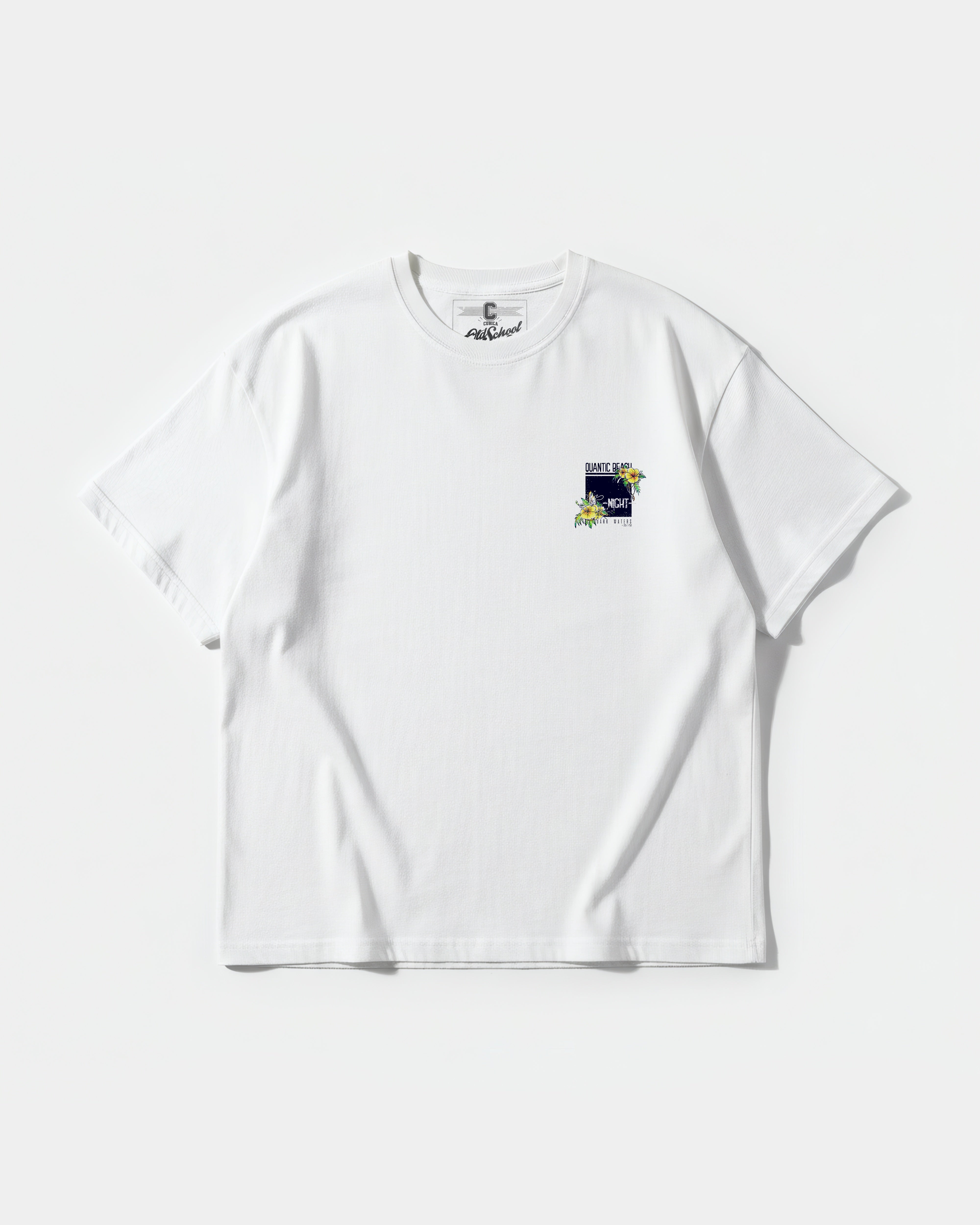 Quantic Beach Pocket Front Oversize Basic T-shirt