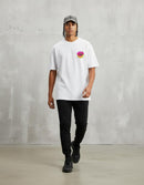 Modelo mide 1,82m y usa talla L