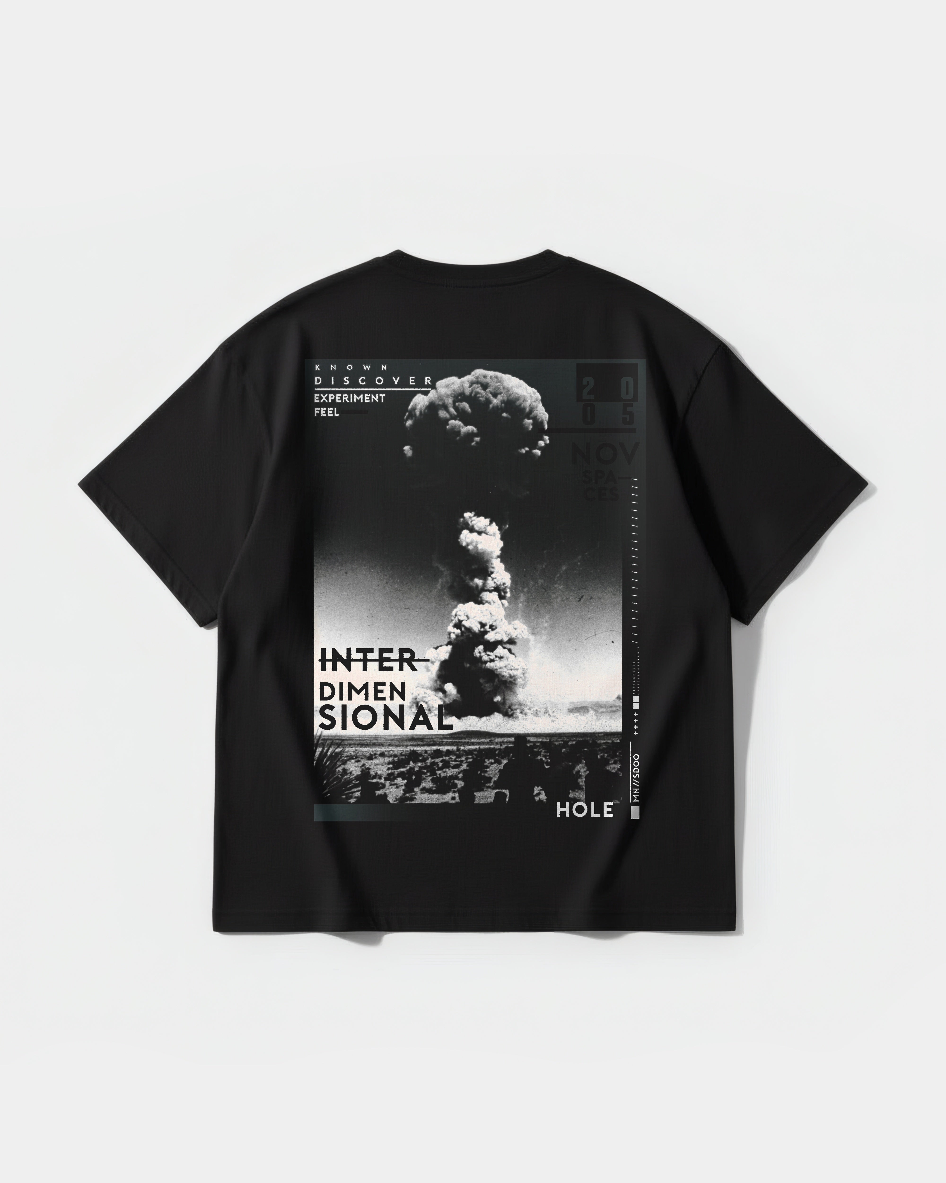Interdimensional Big Back Oversize Basic T-shirt
