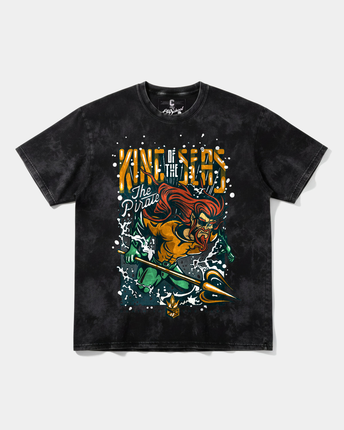 Camiseta King Of Seas Big Front Oversize Acid