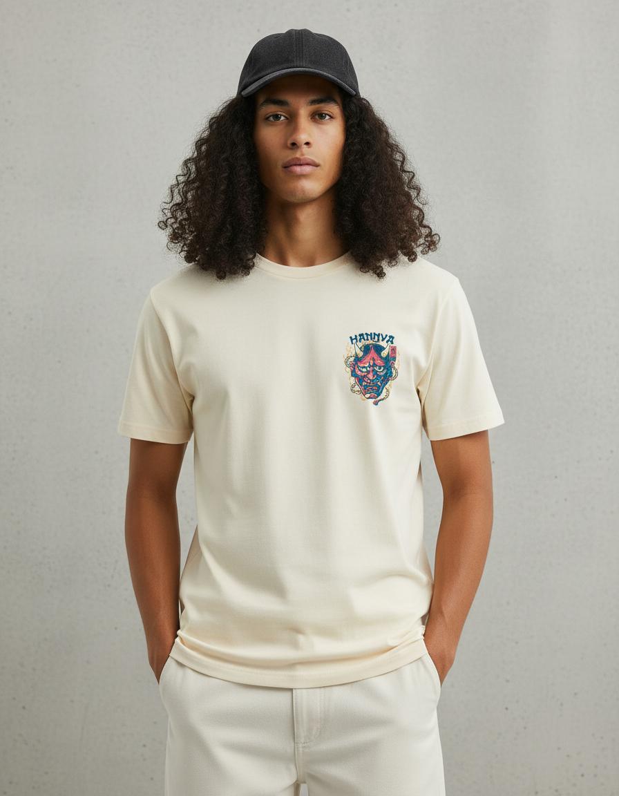 Modelo mide 1,83m y usa talla L