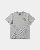 Camiseta Candela Pocket Front Regular Basic Gris