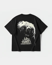 Camiseta Wild Hunter Pocket Front Oversize Basic Negro