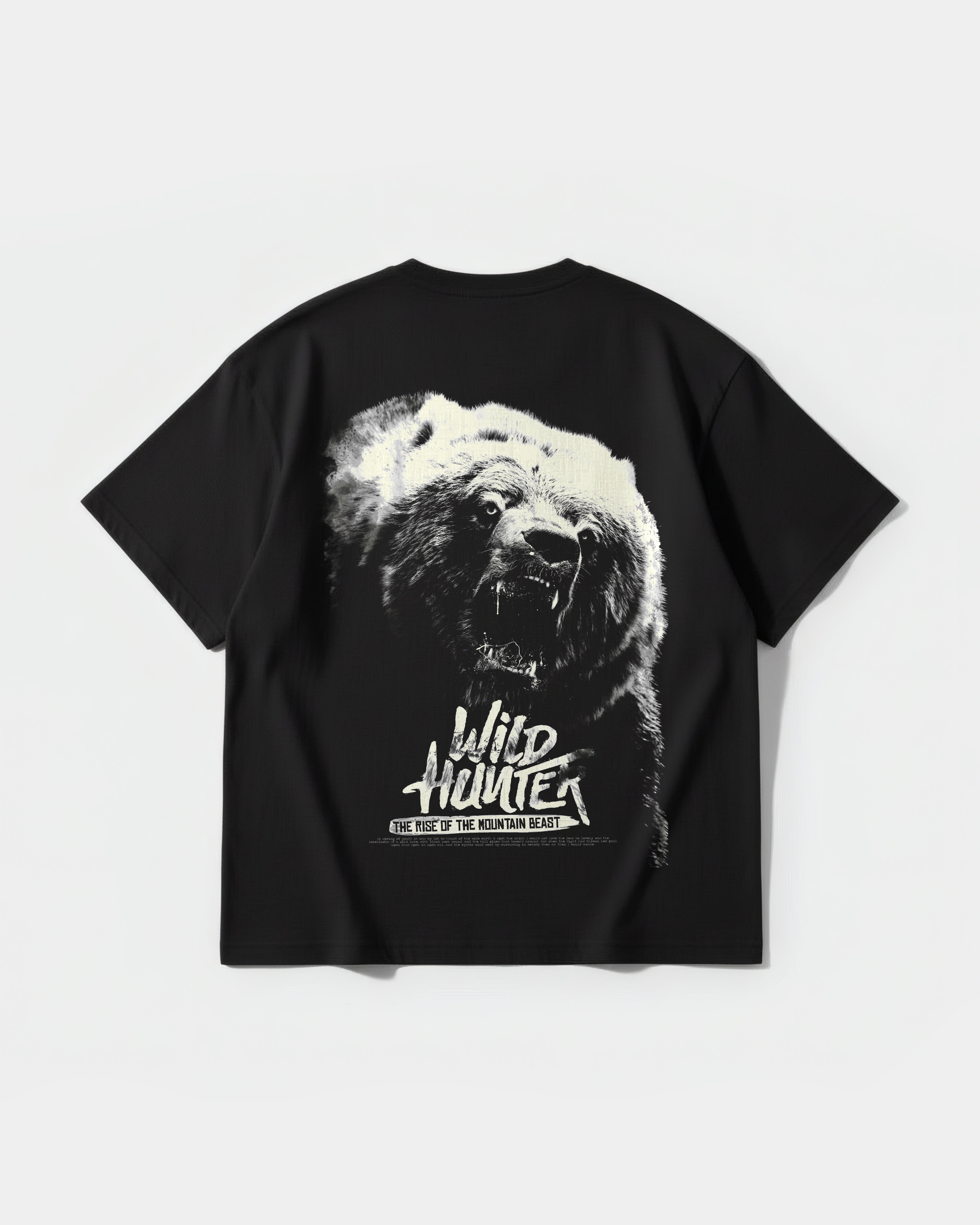 Wild Hunter Pocket Back Oversize Basic T-shirt