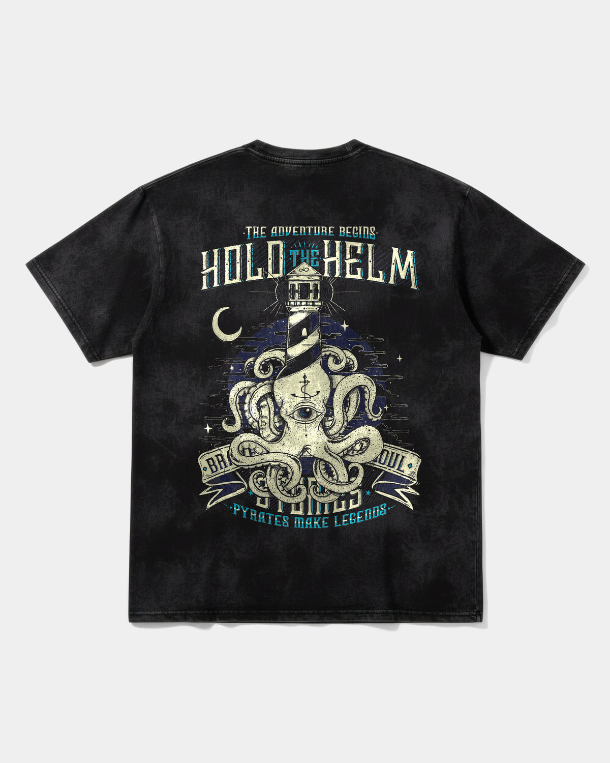Camiseta Hold The Helm Big Back Oversize Acid