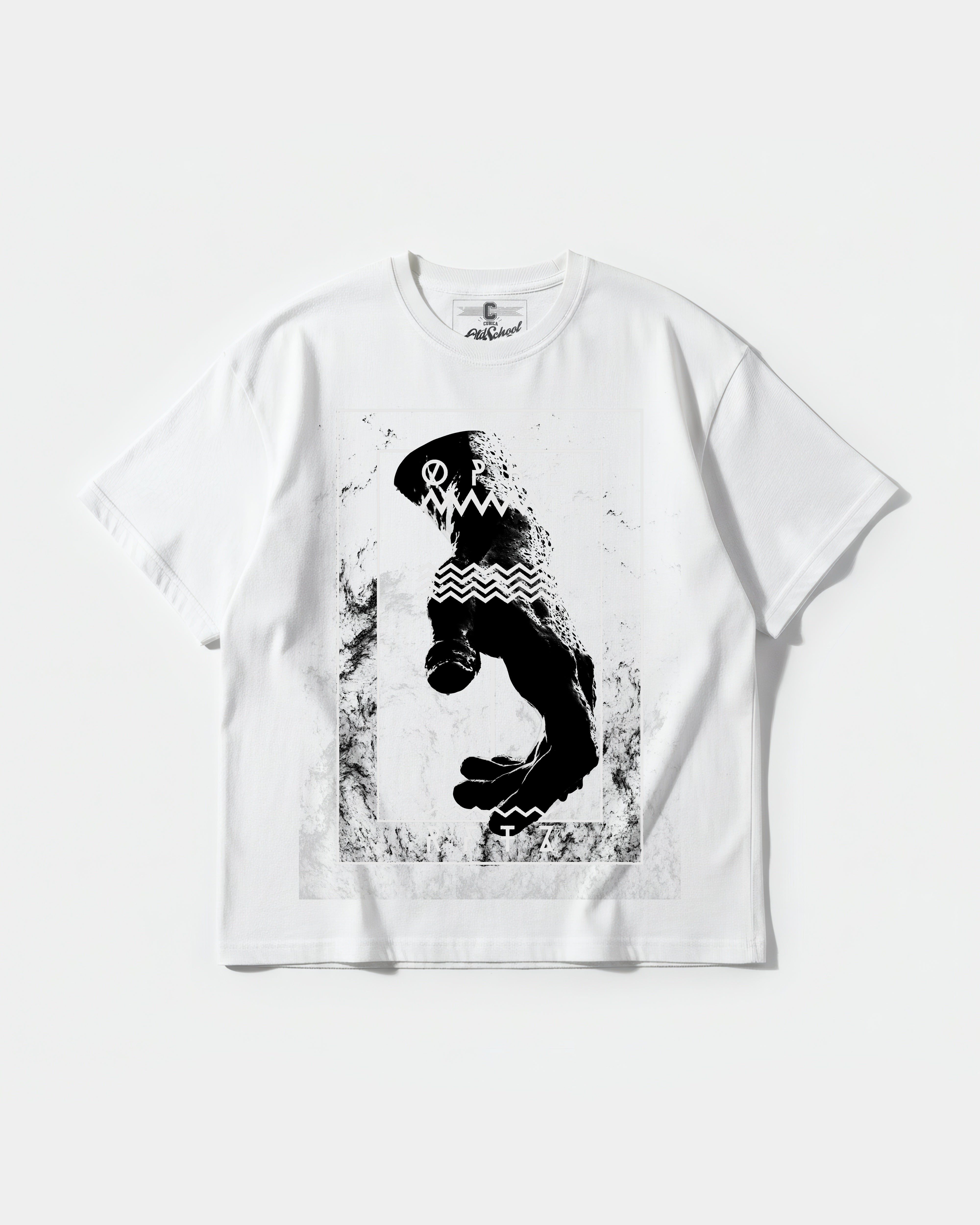 Camiseta Opbe Big Front Oversize Basic