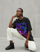 Modelo mide 1,76m y usa talla M
