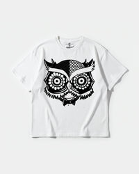 Camiseta Buho Big Front Oversize Basic Blanco