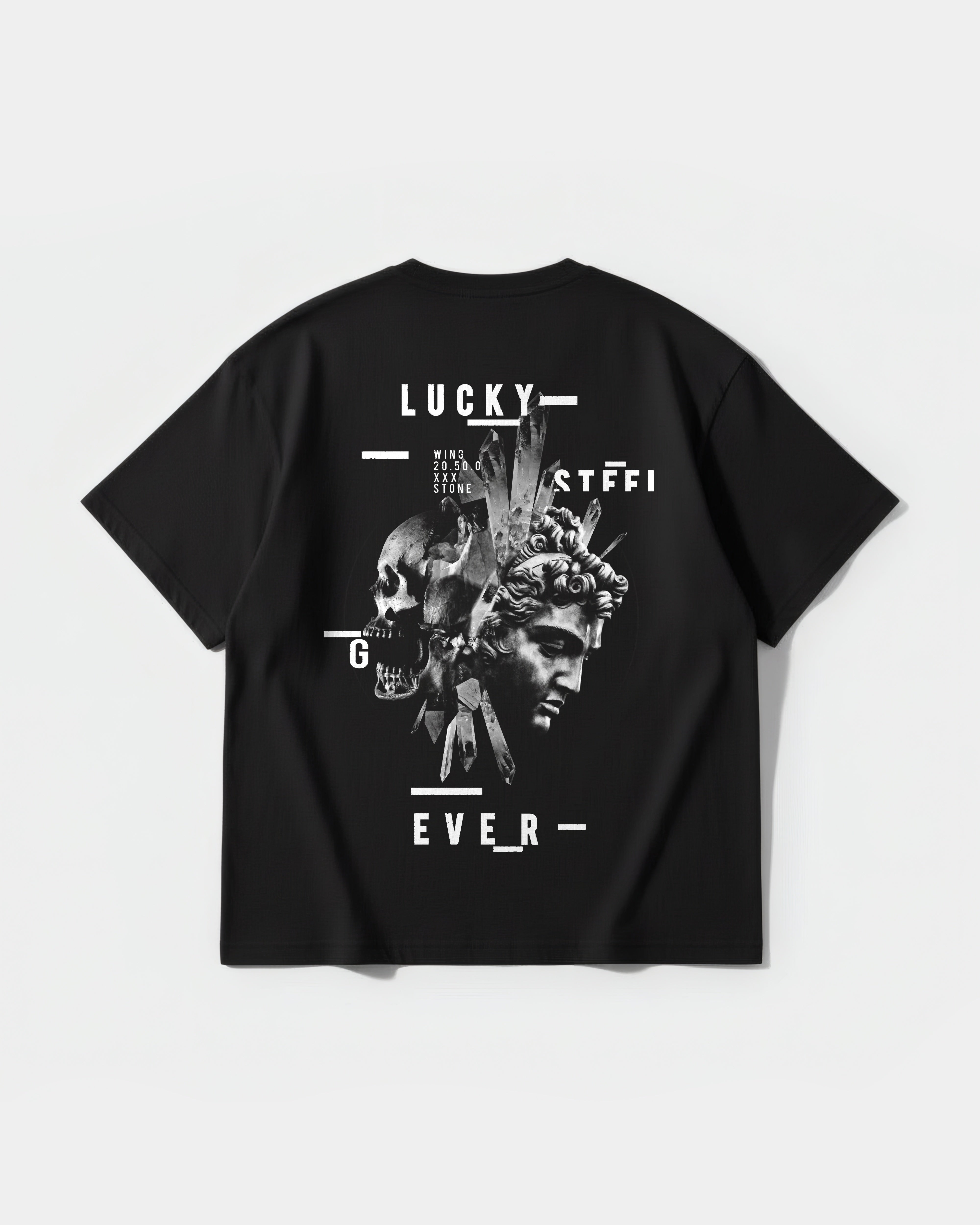 Lucky Big Back Oversize Basic T-shirt