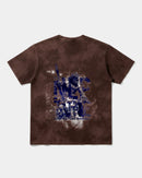 Camiseta Poseidon Big Back Oversize Acid Marron