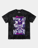 Camiseta Warrior Big Front Oversize Acid Negro