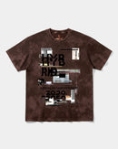 Camiseta Astral Big Front Oversize Acid Marron