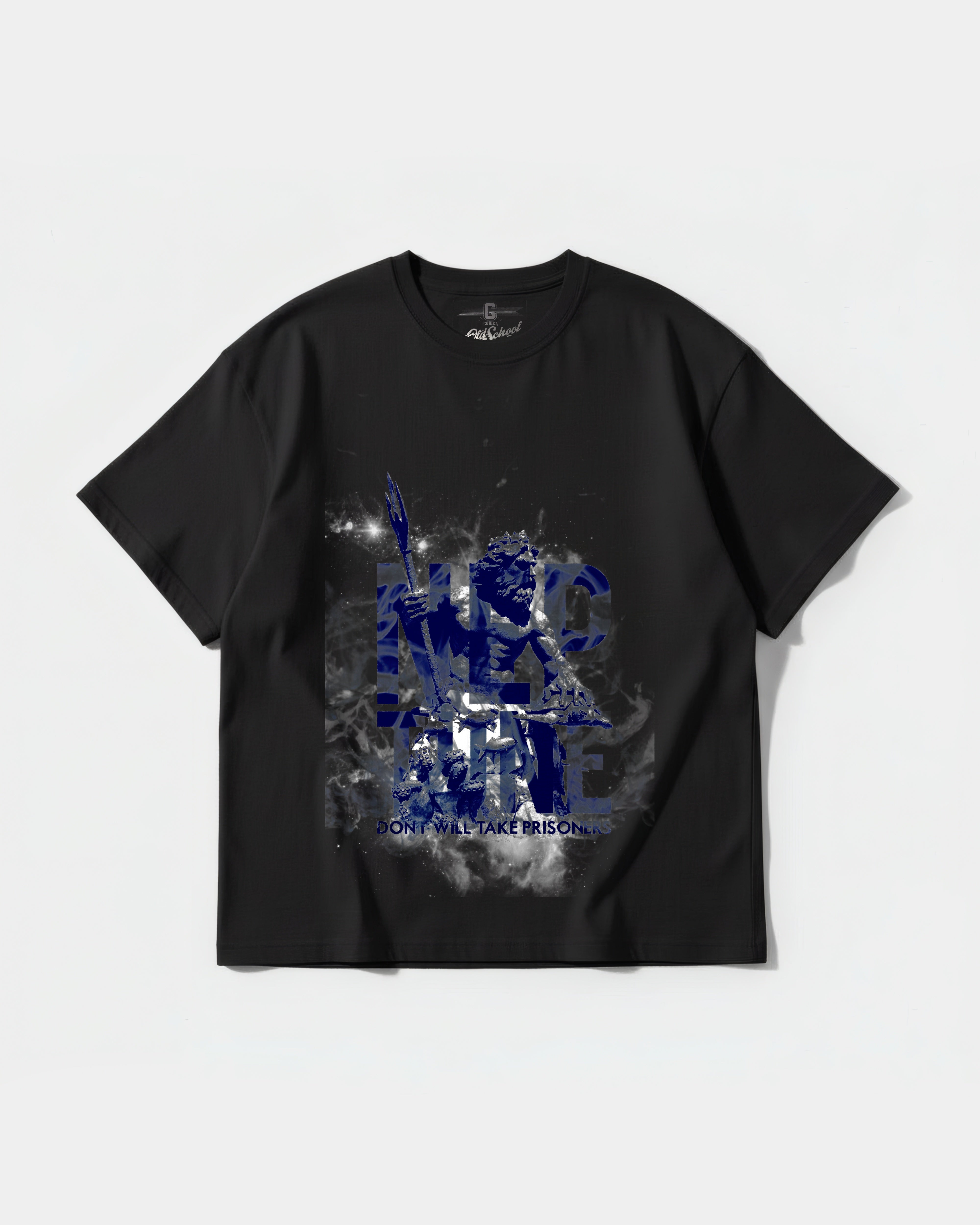 Poseidon Big Front Oversize Basic T-shirt