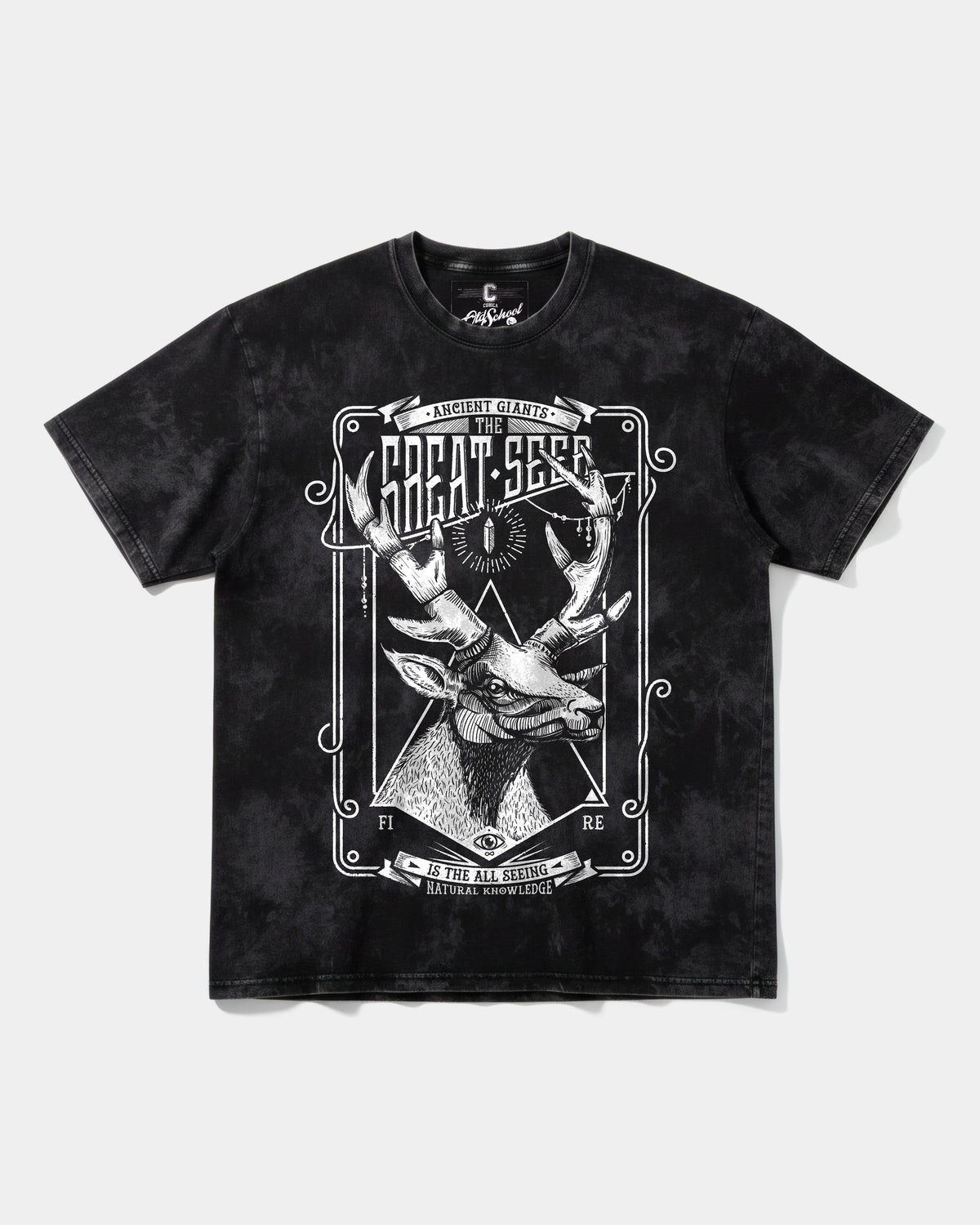 Camiseta The Seer Big Front Oversize Acid