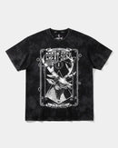 Camiseta The Seer Big Front Oversize Acid Negro