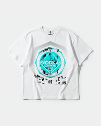 Camiseta Vodka Big Front Oversize Basic Blanco