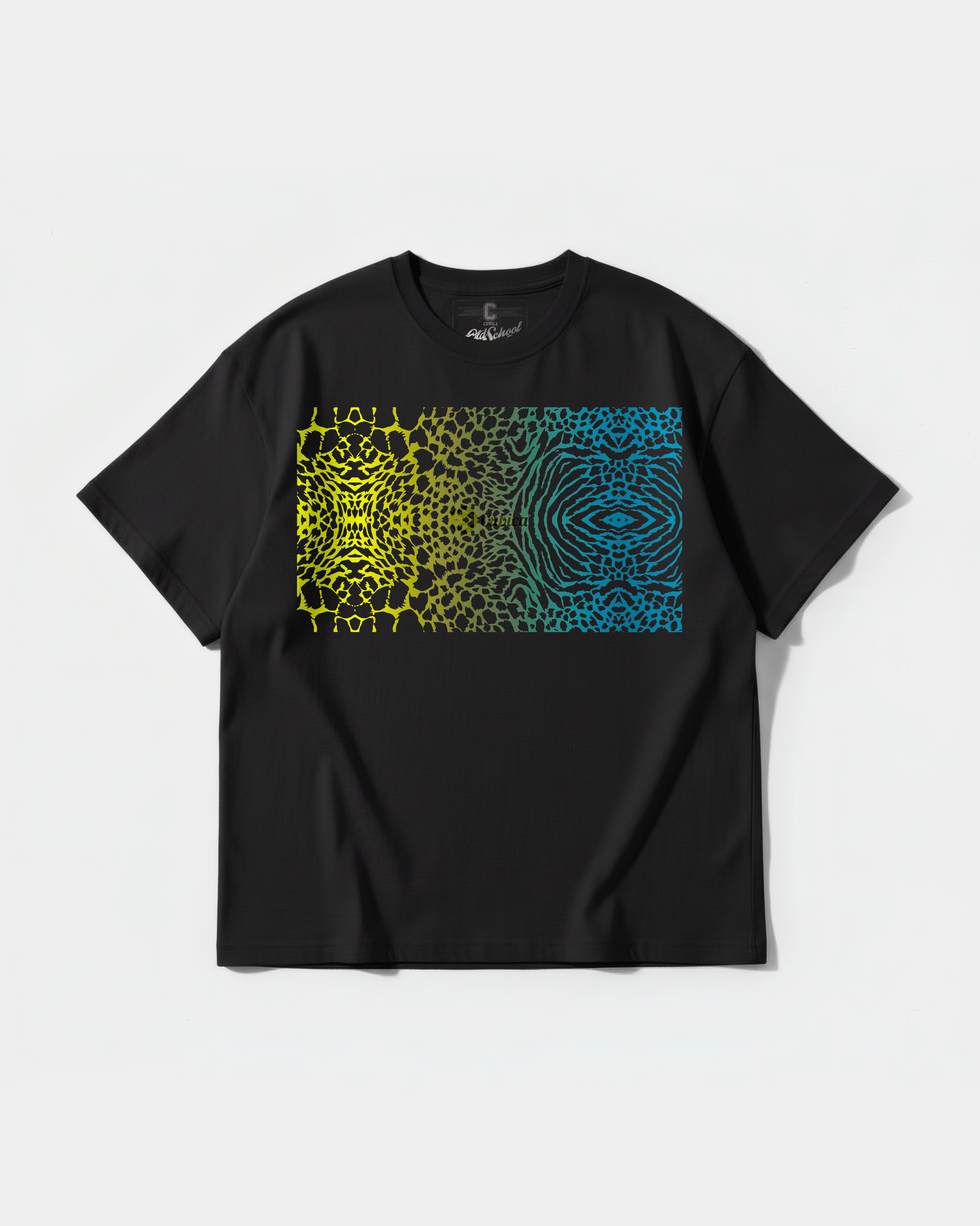 Cubica Psychedelic Big Front Oversize Basic T-shirt