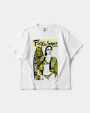 Camiseta Fuck The Summer Big Front Oversize Basic Blanco