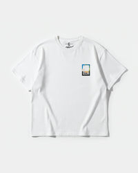 Camiseta Be Strong Pocket Front Oversize Basic Blanco