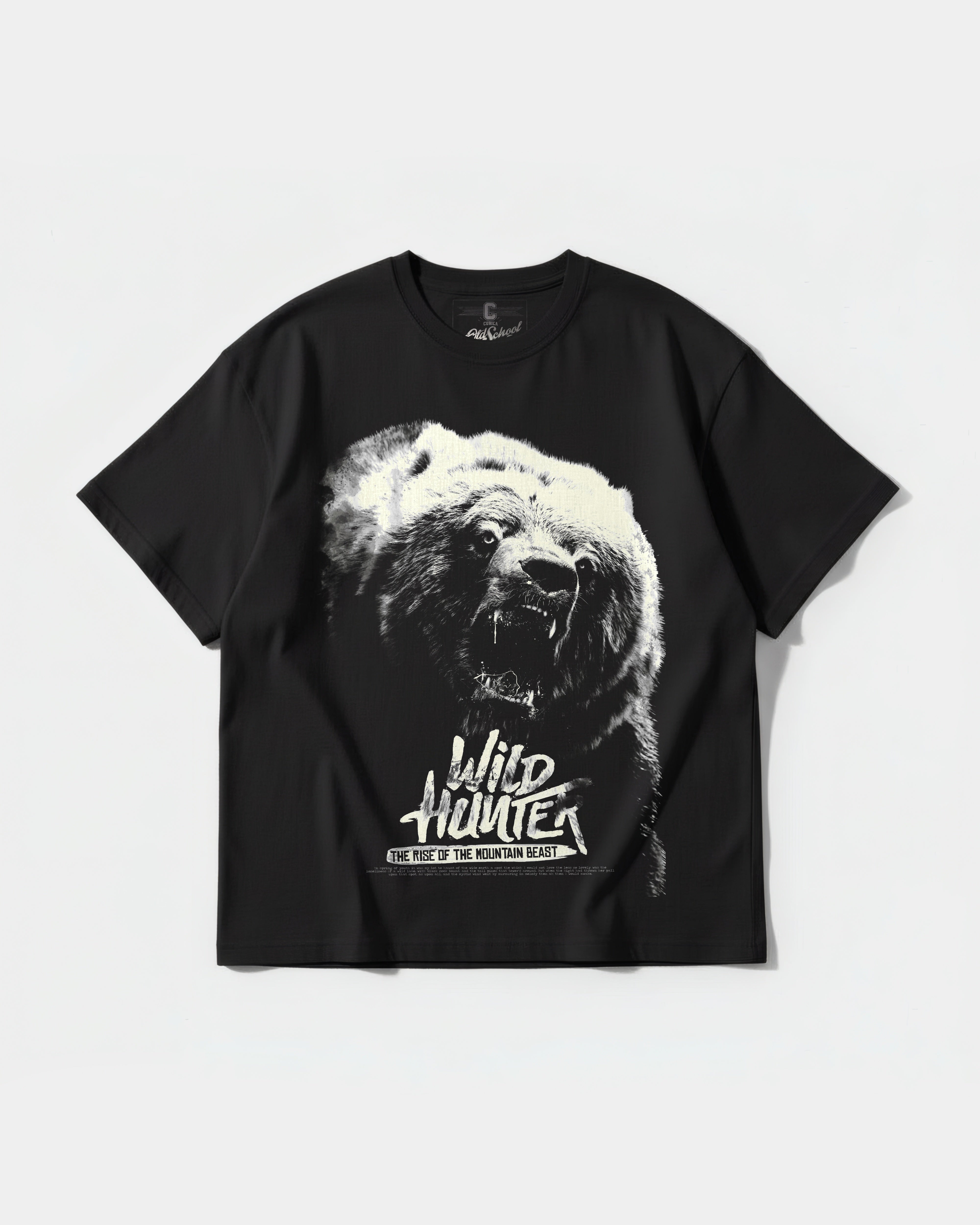 Wild Hunter Big Front Oversize Basic T-shirt