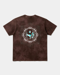 Camiseta Pleasures Big Back Oversize Acid Marron