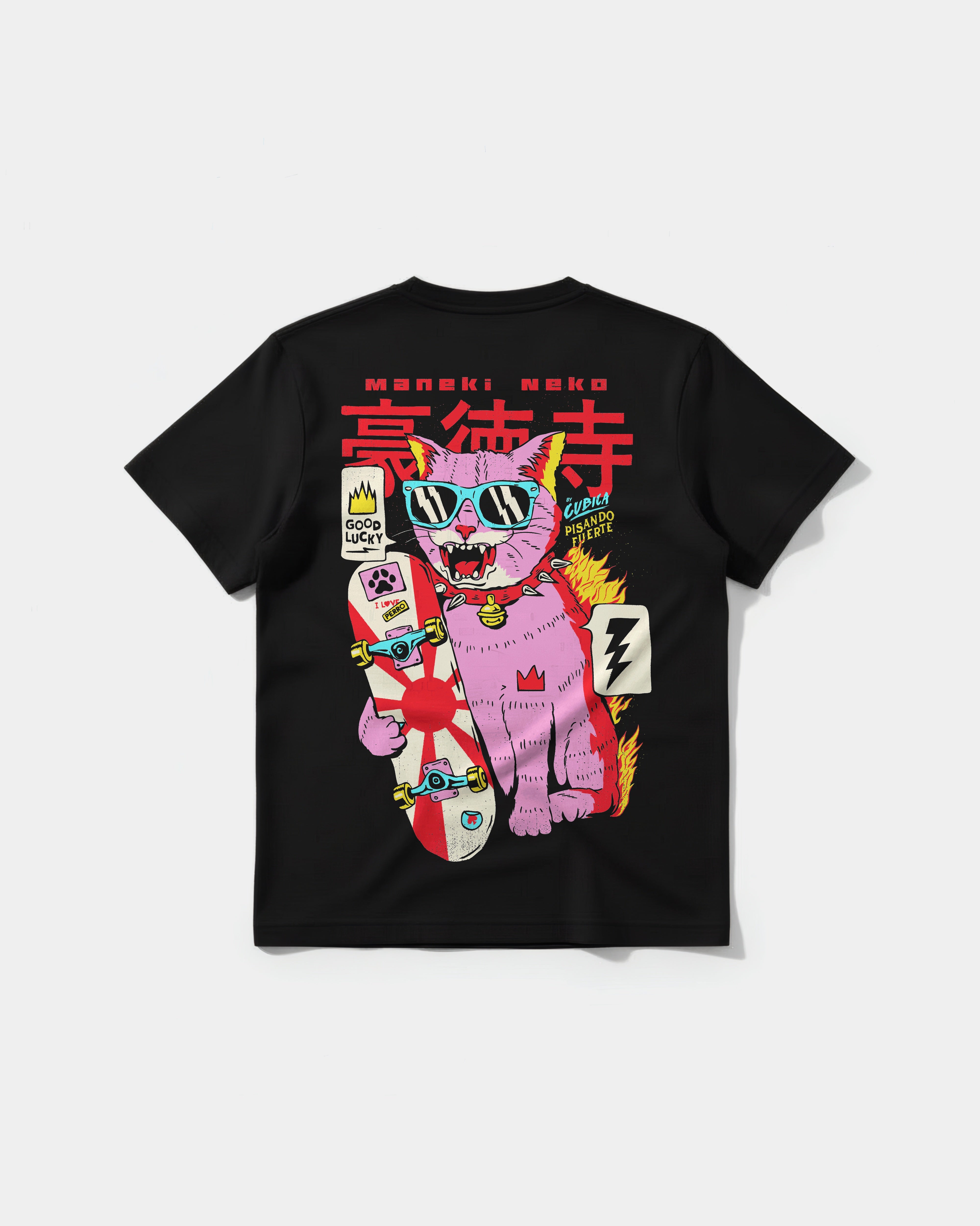 Good Lucky Pocket Regular Back Basic T-Shirt