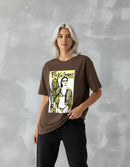 Modelo mide 1,64m y usa talla S