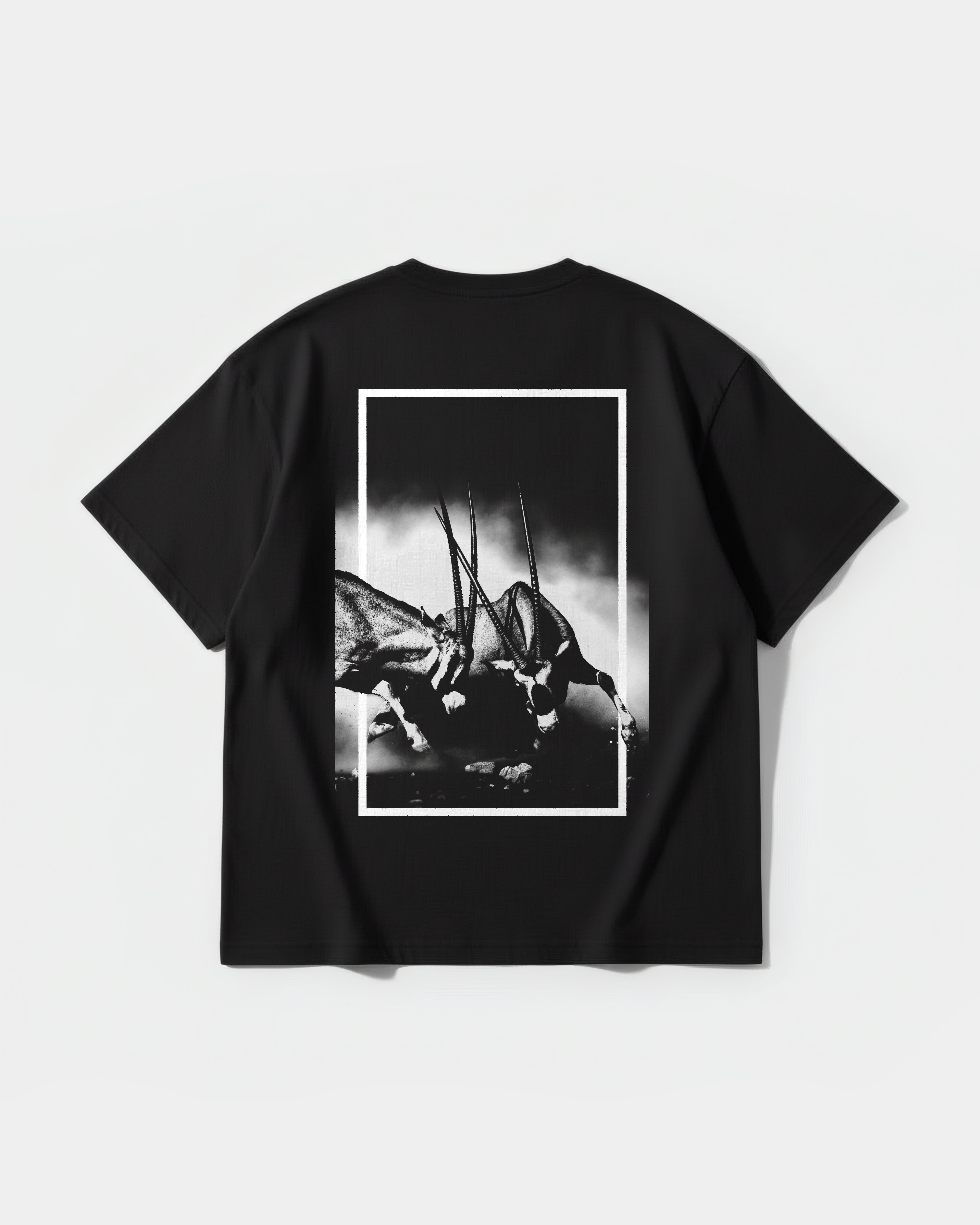 Physical Strength Big Back Oversize Basic T-shirt