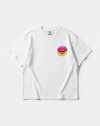 Camiseta Do You Want Pocket Oversize Front Basic Blanco