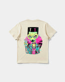 Camiseta Alien In Miami Big Back Regular Basic Beige