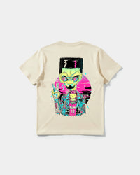 Camiseta Alien In Miami Big Back Regular Basic Beige