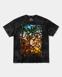 Camiseta Crystal Beach Big Front Oversize Acid Negro