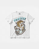 Camiseta Delicious Toaster Big Front Regular Basic Blanco