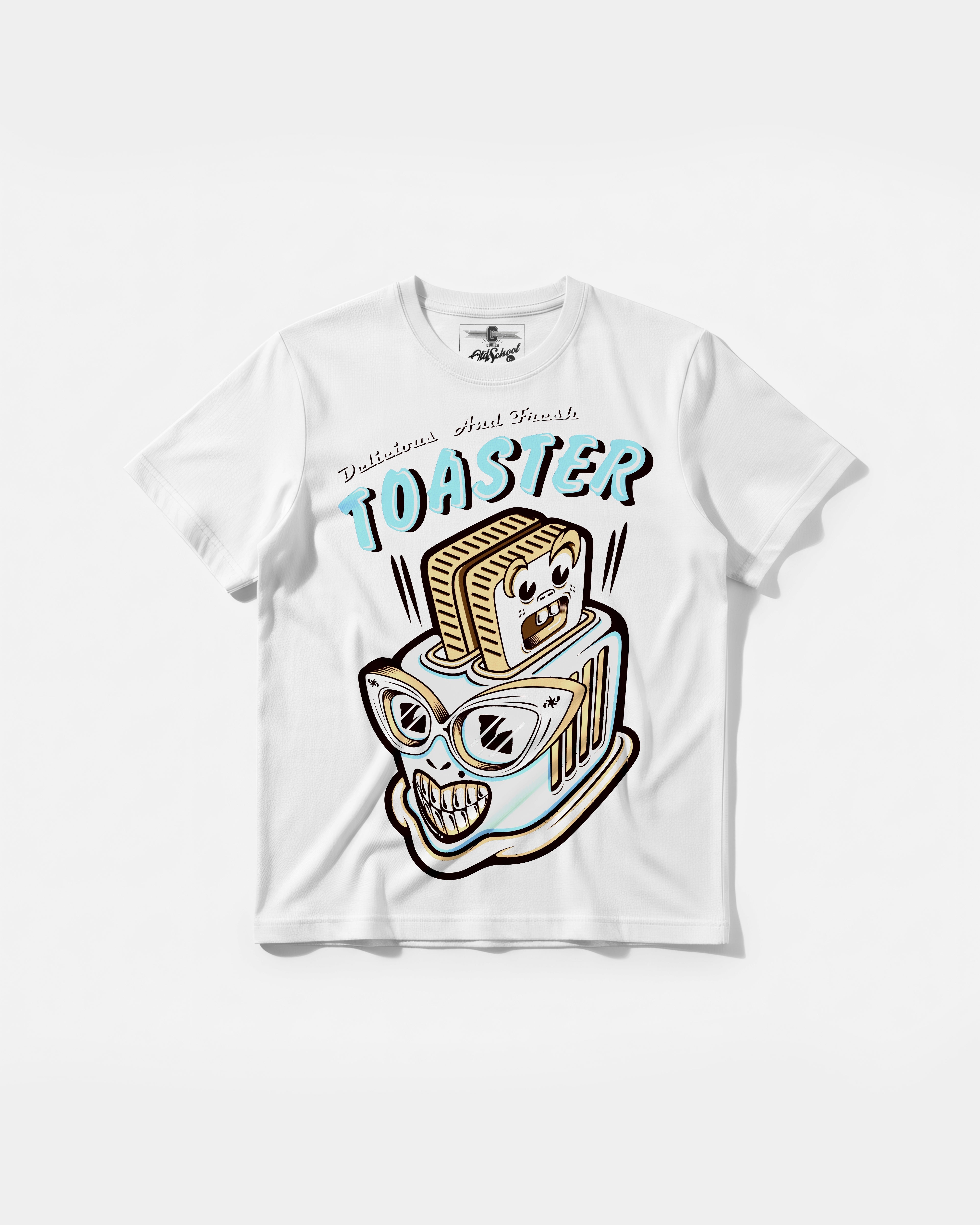 Delicious Toaster Big Front Regular Basic T-shirt