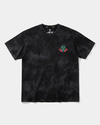 Camiseta Oso Con Gorra Pocket Front Oversize Acid Negro